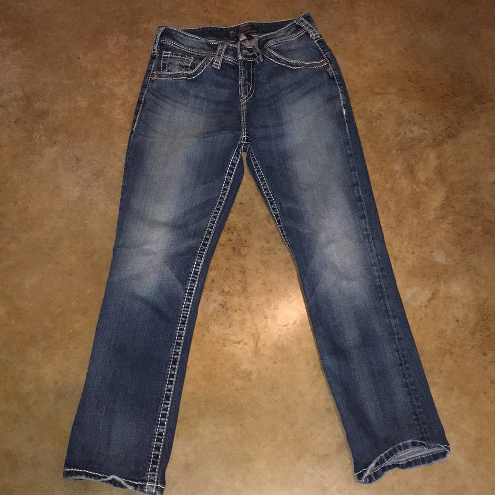 Silver capris